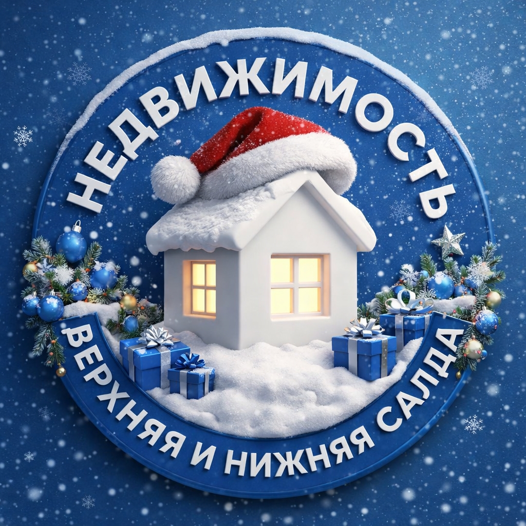 Логотип сообщества Недвижимость Верхняя Салда Нижняя Салда - реклама для риелторов